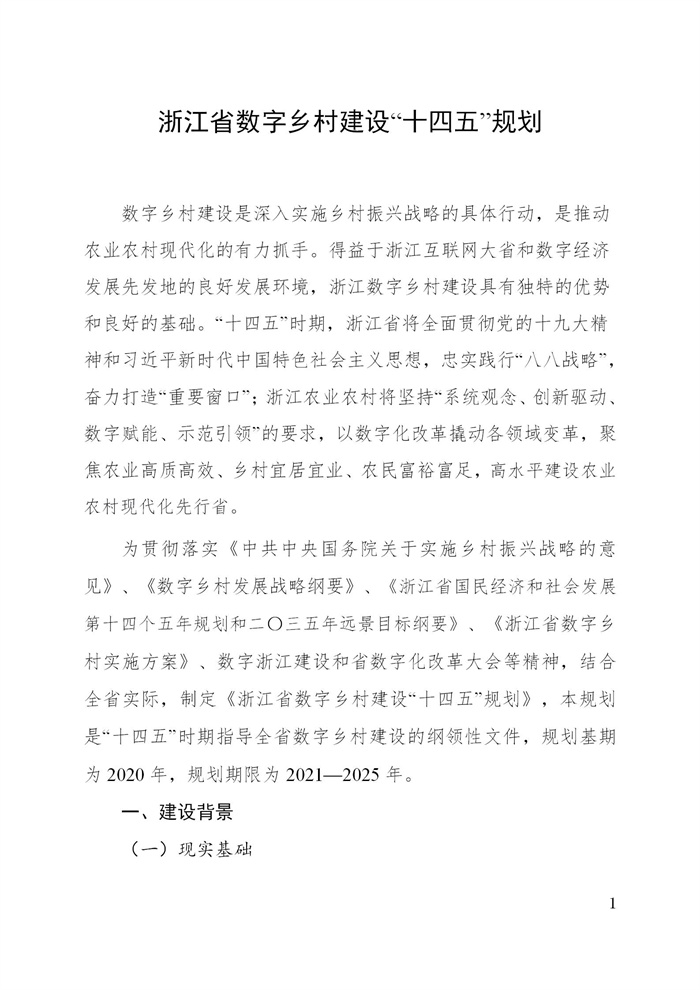 浙江省數(shù)字鄉(xiāng)村建設“十四五”規(guī)劃(圖4)